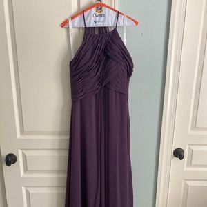 Azazie “Ginger” bridesmaid dress in plum, size 14